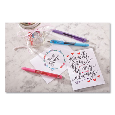 Paper Mate® InkJoy Gel Pen, Retractable, Medium 0.7 mm, Assorted Ink and Barrel Colors, 6/Pack Flipcost Flipcost