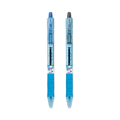 Pilot® B2P Bottle-2-Pen Recycled Ballpoint Pen, Retractable, Medium 1 mm, Assorted Ink Colors, Translucent Blue Barrel, 36/Pack Flipcost Flipcost