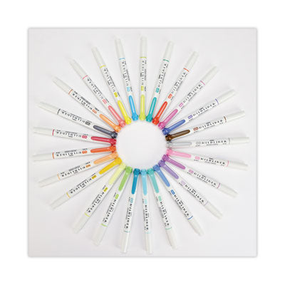 Zebra® Mildliner Double Ended Highlighter Variety Pack, Asst Ink Colors, Bold-Chisel/Fine-Bullet Tips, Asst Barrel Colors, 25/Pack Flipcost Flipcost