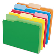Pendaflex® Double Stuff File Folders, 1/3-Cut Tabs: Assorted, Letter Size, Assorted Colors, 50/Pack Flipcost Flipcost