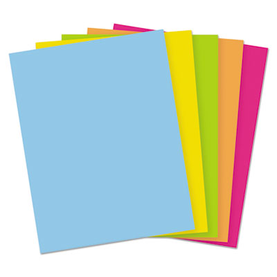 Astrobrights® Color Cardstock -"Bright" Assortment, 65 lb Cover Weight, 8.5 x 11, Assorted, 250/Pack Flipcost Flipcost