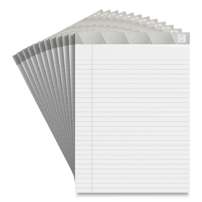 TRU RED™ Notepads, Wide/Legal Rule, 50 White 8.5 x 11.75 Sheets, 12/Pack Flipcost Flipcost