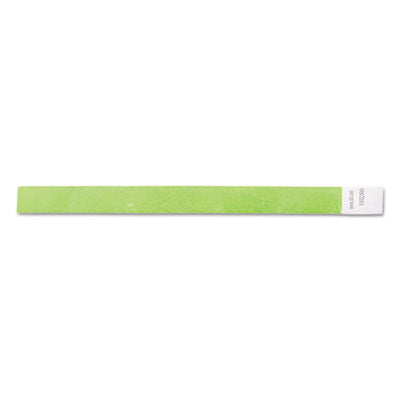 SICURIX® Security Wristbands, Sequentially Numbered, 10" x 0.75", Green, 100/Pack Flipcost Flipcost