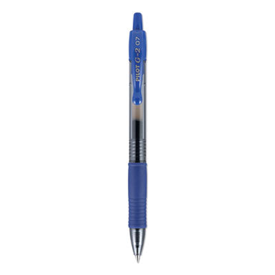 Pilot® G2 Premium Gel Pen Convenience Pack, Retractable, Fine 0.7 mm, Blue Ink, Smoke/Blue Barrel, 36/Pack Flipcost Flipcost