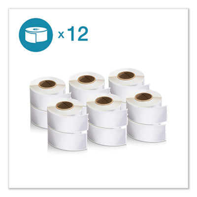 LW Address Labels, 1.13" x 3.5", White, 350 Labels/Roll, 12 Rolls/Pack Flipcost Flipcost