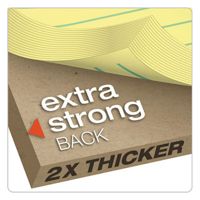 TOPS™ Docket Ruled Perforated Pads, Wide/Legal Rule, 50 Canary-Yellow 8.5 x 14 Sheets, 12/Pack Flipcost Flipcost