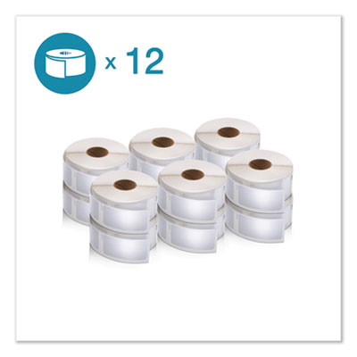 LW Multipurpose Labels DYMO Printer, 1" x 2.13", White, 500 Labels/Roll, 12 Rolls/Pack Flipcost Flipcost