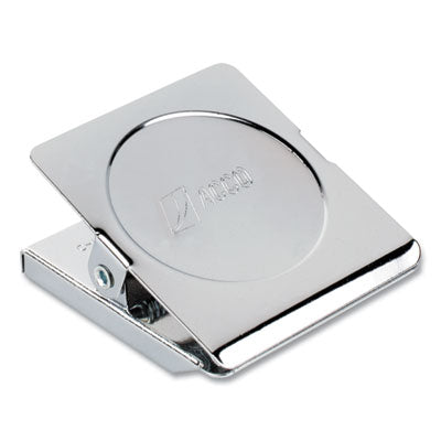 Magnetic Clips, 0.88" Jaw Capacity, Silver, 12/Pack Flipcost Flipcost