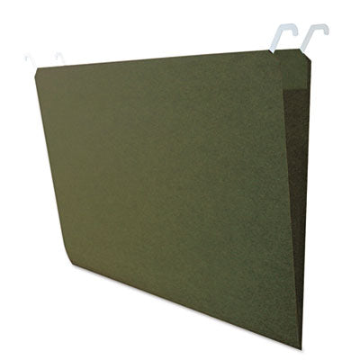 Hanging File Folders Innovative Top Rail, Legal Size, 1/4-Cut Tabs, Standard Green, 20/Pack Flipcost Flipcost