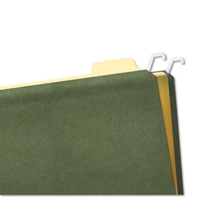 Hanging File Folders Innovative Top Rail, Legal Size, 1/4-Cut Tabs, Standard Green, 20/Pack Flipcost Flipcost