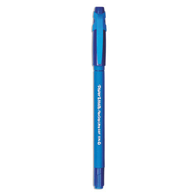 Paper Mate® FlexGrip Ultra Recycled Ballpoint Pen, Stick, Fine 0.8 mm, Blue Ink, Blue Barrel, Dozen Flipcost Flipcost