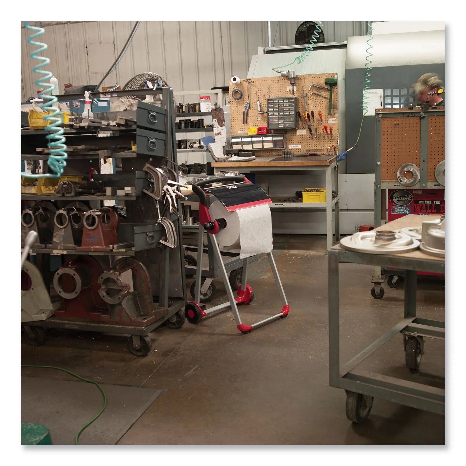 Paper Wiper Plus, 11.1 x 12, White, 800/Roll Tork® Flipcost