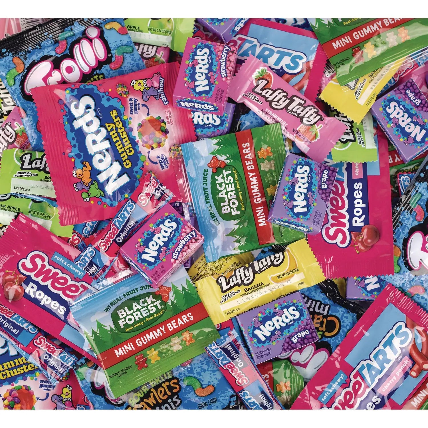 Party Mix Stand Up Bag, Assorted Fruity, 40.98 oz Bag, 120 Pieces NERDS® Flipcost
