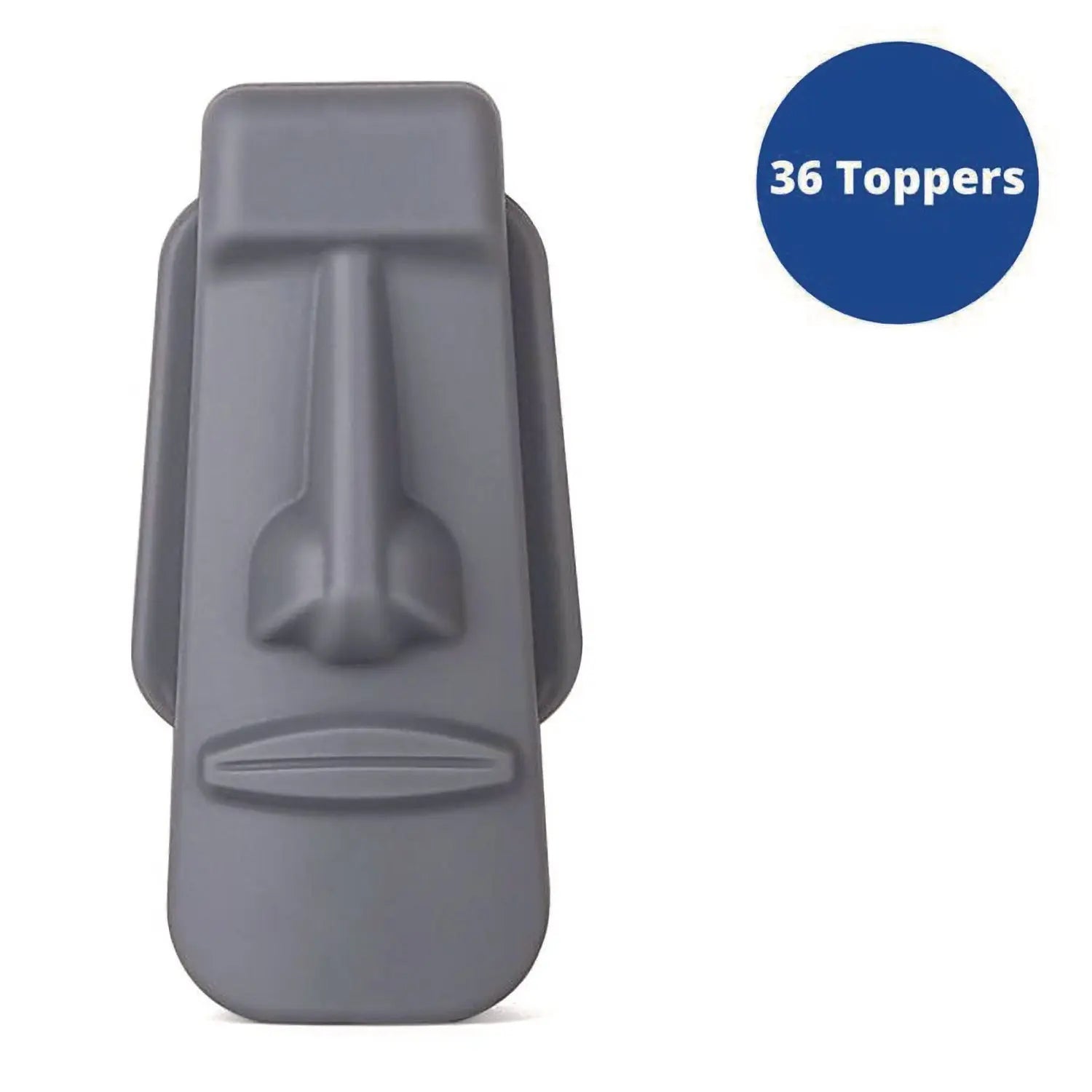 Pencil Topper, Giant Face, Gray, 36/Carton TPG Creations™ Flipcost