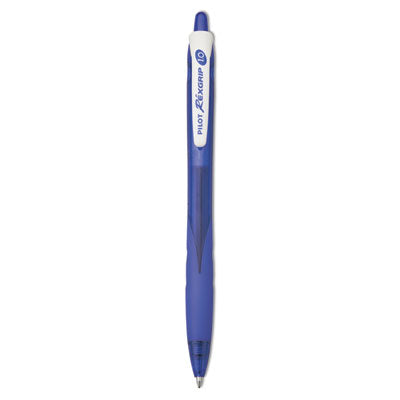 Pilot® RexGrip BeGreen Ballpoint Pen, Retractable, Medium 1 mm, Blue Ink, Translucent Blue Barrel, Dozen Flipcost Flipcost