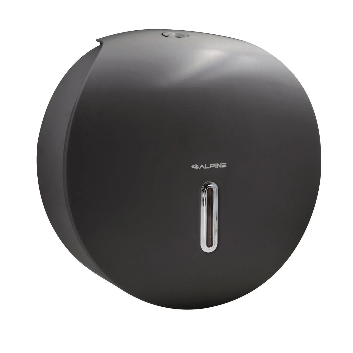 Plastic Single Roll Jumbo Toilet Paper Dispenser, 5.3 x 11.5 x 11.7, Gray