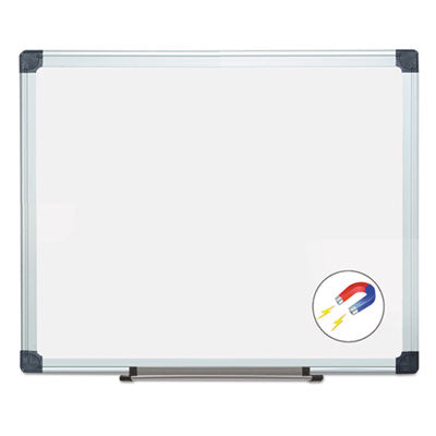Porcelain Dry Erase Board, 24 x 36, White Surface, Silver Aluminum Frame Flipcost Flipcost
