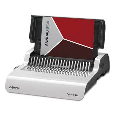 Pulsar Electric Comb Binding System, 300 Sheets, 17 x 15.38 x 5.13, White Flipcost Flipcost