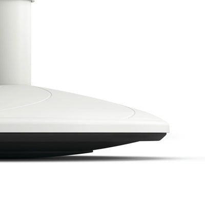 Revel Adjustable Height Fidget Stool, Backless, Supports Up to 250 lb, 13.75" to 18.5" Seat Height, Charcoal Seat, White Base Flipcost Flipcost