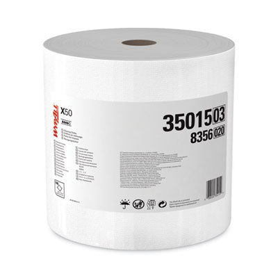 WypAll® X50 Cloths, Jumbo Roll, 13.4 x 9.8, White, 1,100/Roll Flipcost Flipcost