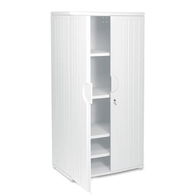Rough n Ready Durable Commercial Storage Cabinet, Four-Shelf, 36w x 22d x 72h, Platinum Flipcost Flipcost
