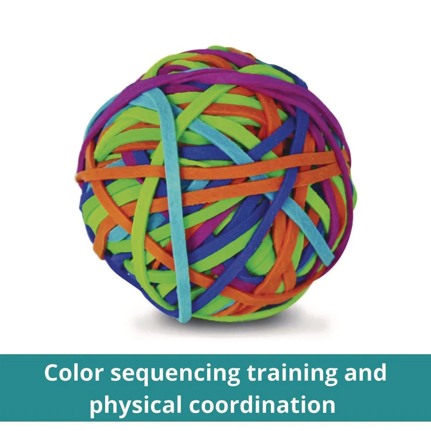 Rubber Band Ball, 2.5" Diameter, Assorted Colors, 250 Bands/Ball, 36/Carton TPG Creations™ Flipcost