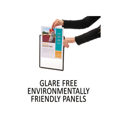 SHERPA Motion Desk Reference System, 10 Panels, Black Borders Flipcost Flipcost