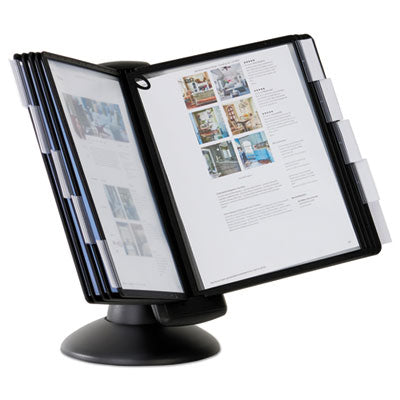 SHERPA Motion Desk Reference System, 10 Panels, Black Borders Flipcost Flipcost