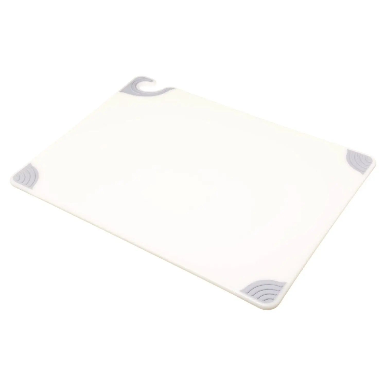 Saf-T-Grip Cutting Board, Plastic, 24 x 18 x 0.5, White