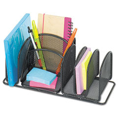 Safco® Desk organizer wire mesh steel, 12.5 x 5.25 x 5.25, Black Flipcost Flipcost