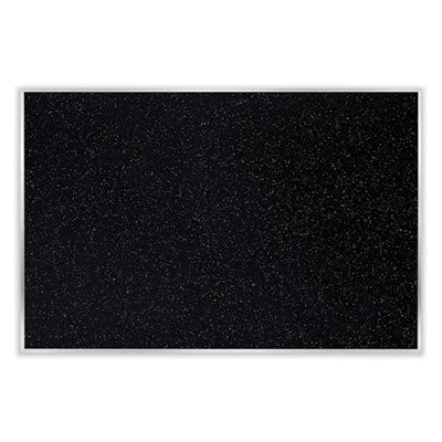 Satin Aluminum-Frame Recycled Rubber Bulletin Boards, 96.5 x 48.5, Confetti Surface Flipcost Flipcost