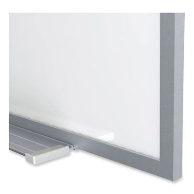 Proma Magnetic Porcelain Projection Whiteboard w/Satin Aluminum Frame, 72.5-48.5, White Surface Flipcost Flipcost
