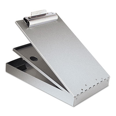 Saunders Cruiser Aluminum Storage Clipboard Silver, 1.5" Clip Capacity, Holds 8.5 x 11 Sheets, Silver Flipcost Flipcost