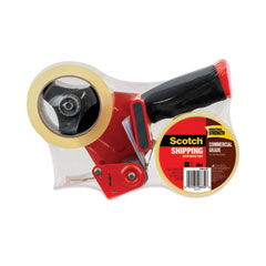 Scotch® Packaging Tape Dispenser with Two Rolls of Tape, 3" Core, For Rolls Up to 0.75" x 60 yds, Red Flipcost Flipcost