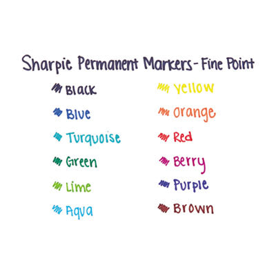 Sharpie® Retractable Permanent Marker, Fine Bullet Tip, Assorted Colors, 12/Set Flipcost Flipcost