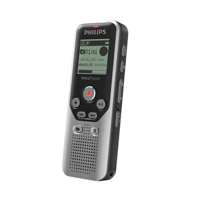 Philips Voice Tracer DVT1250 Audio Recorder, 8 GB, Black/Silver Flipcost Flipcost