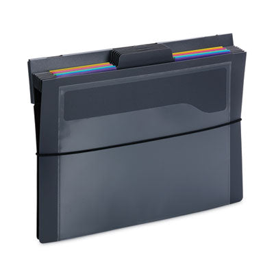 Smead™ Cascading Wall Organizer, 6 Sections, Letter Size, 14.25 x 24.25, Gray, Neon Green, Neon Orange, Neon Pink, Purple, Yellow Flipcost Flipcost