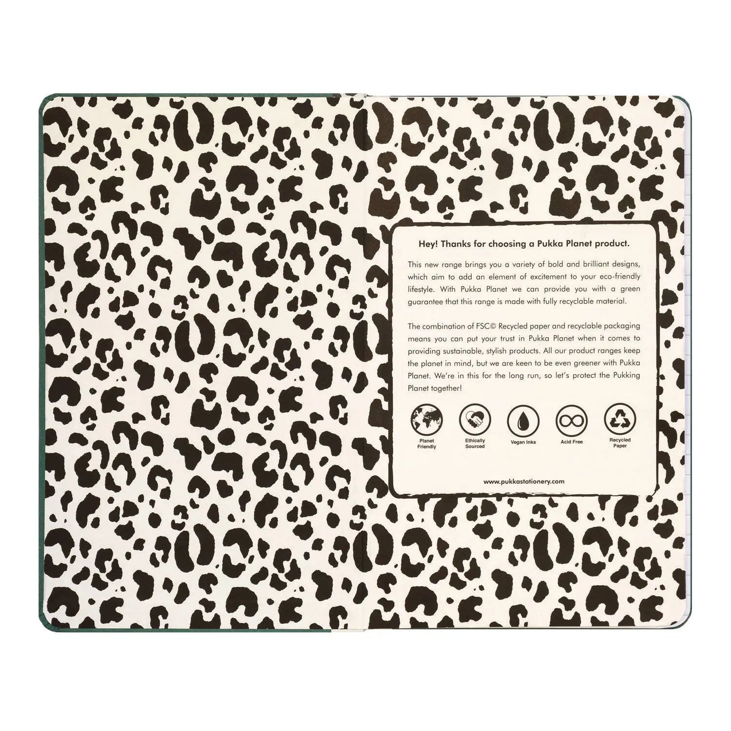 Soft Cover Eco Notebook, 1-Subject, Medium/College Rule, Green/Black/White Cover, (96) 8.3 x 5.8 Sheets PUKKA PAD® Flipcost