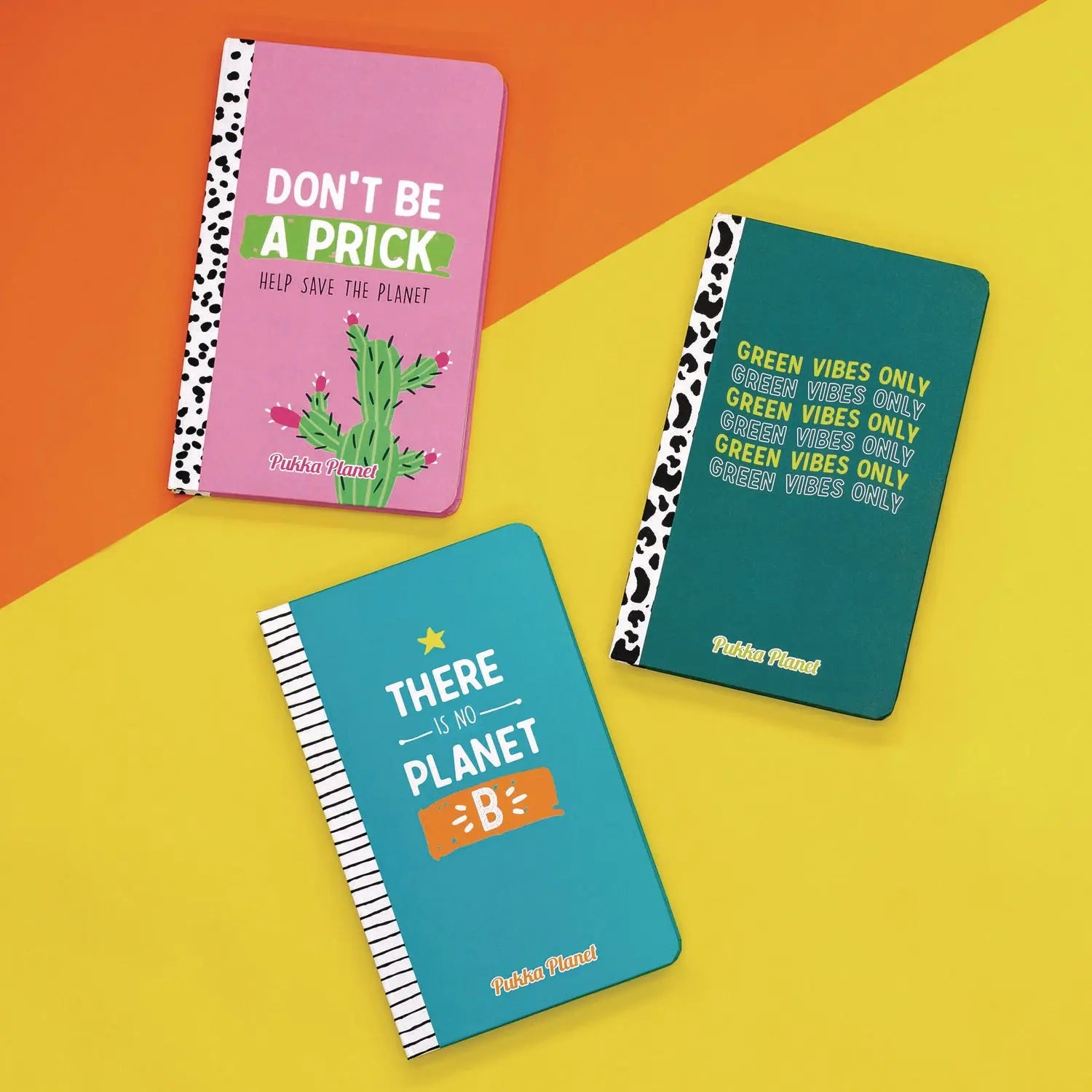 Soft Cover Eco Notebook, 1-Subject, Medium/College Rule, Green/Black/White Cover, (96) 8.3 x 5.8 Sheets PUKKA PAD® Flipcost