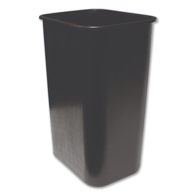 Soft-Sided Wastebasket Black, 41 qt, Polyethylene Flipcost Flipcost