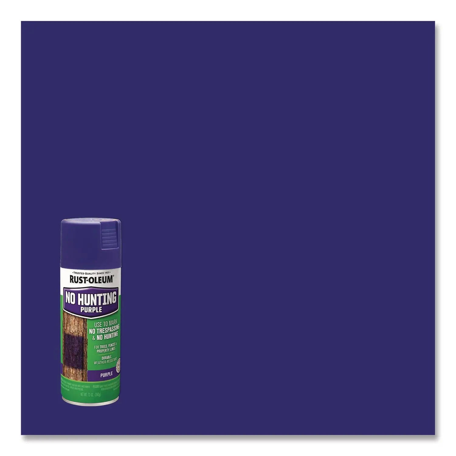 Specialty No Hunting Purple Spray Paint, Flat No Hunting Purple, 12 oz Aerosol Can, 6/Carton Rust-Oleum® Flipcost
