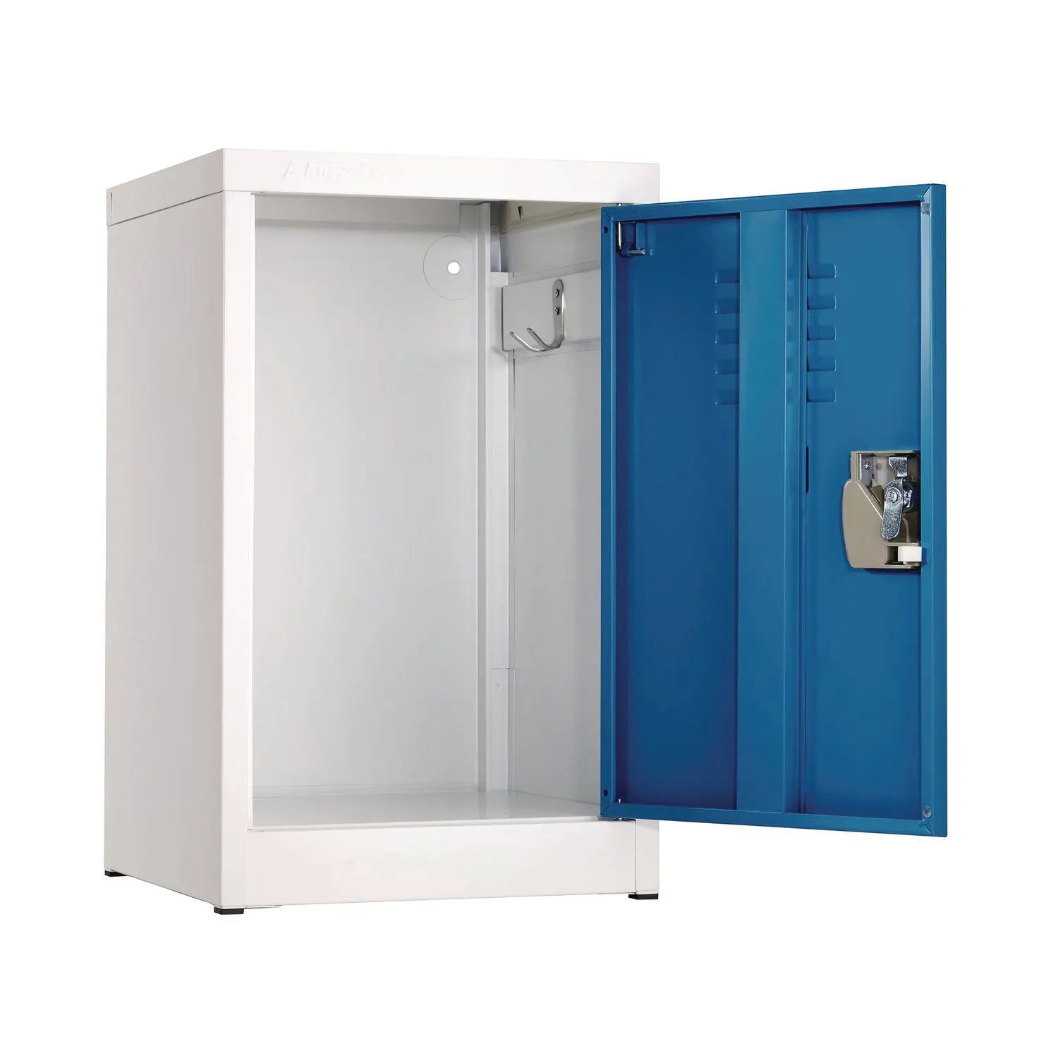 Steel Storage Locker, 1 Compartment, 15 x 15 x 24, Blue AdirOffice Flipcost
