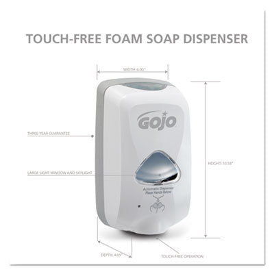 TFX Touch-Free Automatic Foam Soap Dispenser, 1,200 mL, 4.1 x 6 x 10.6, Gray Flipcost Flipcost