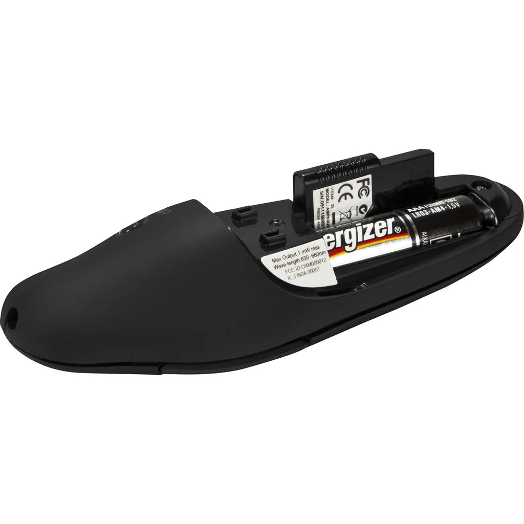 Targus® Wireless Usb Presenter With Laser Pointer, Class 2, 50 Ft Range, Black