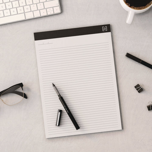 TRU RED™ Notepads, Narrow Rule, 50 White 8.5 x 11.75 Sheets, 6/Pack