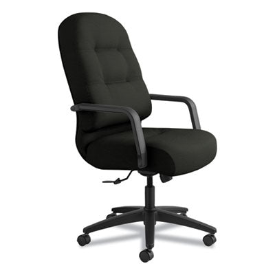 Pillow-Soft 2090 Series Executive High-Back Swivel/Tilt Chair, Supports Up to 300 lb, 16.75" to 21.25" Seat Height, Black Flipcost Flipcost
