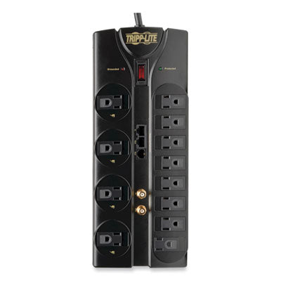 Tripp Lite Protect It! Surge Protector, 12 AC Outlets, 8 ft Cord, 2,880 J, Black Flipcost Flipcost