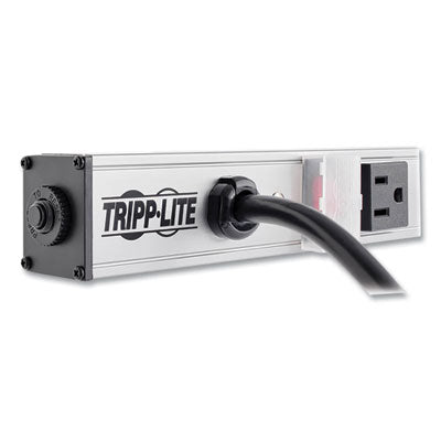 Tripp Lite Vertical Power Strip with Extra-Long Cord, 12 Outlets, 15 ft Cord, Silver Flipcost Flipcost