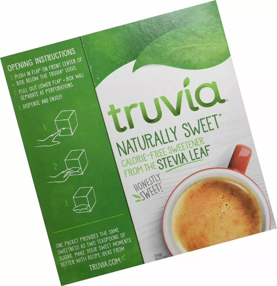 Truvia® Natural Sugar Substitute, 0.07 oz Packet, 1,000/Carton