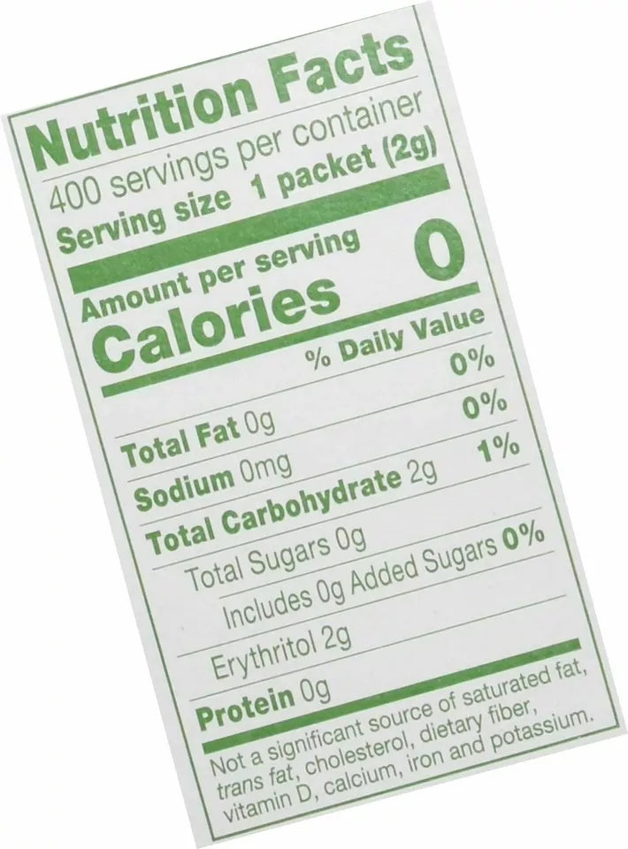 Truvia® Natural Sugar Substitute, 0.07 oz Packet, 1,000/Carton
